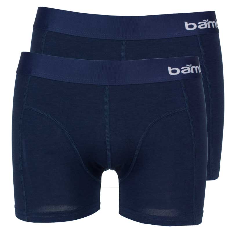 Apollo bamboo boxershorts blauw 2-pack
