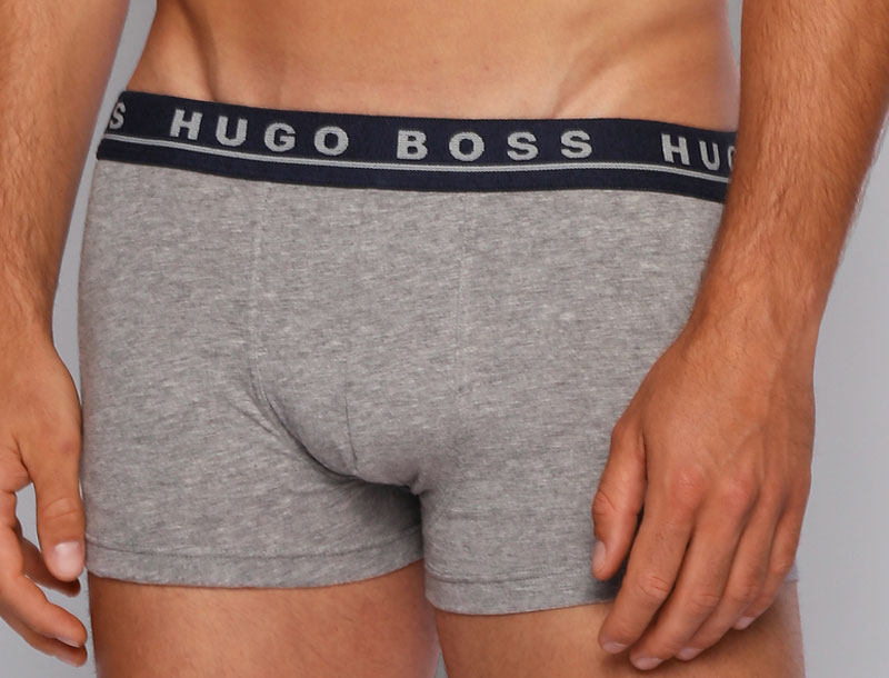 Hugo Boss boxershorts 3-pack grijs