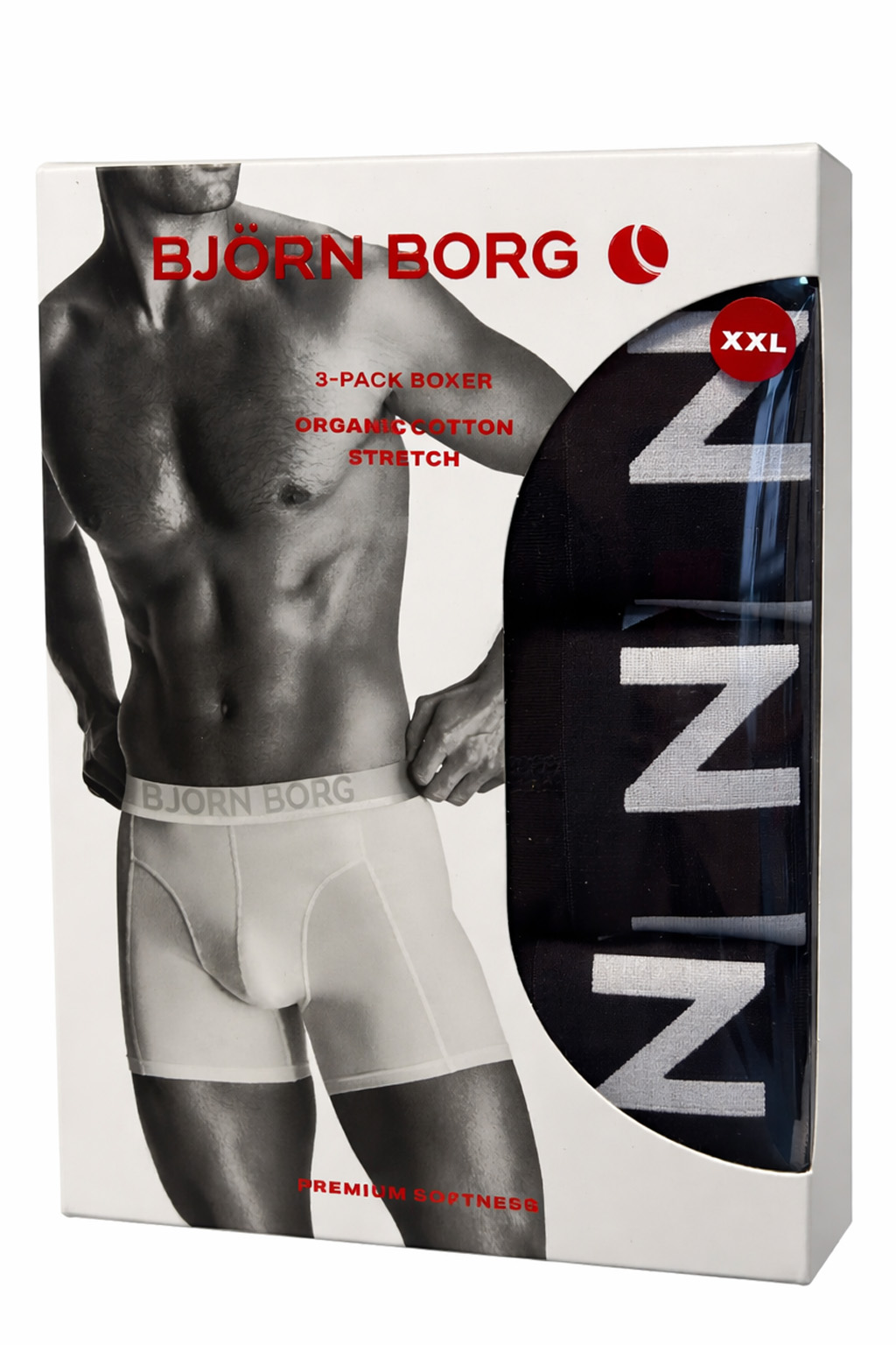 Bjorn Borg Boxershorts Organic cotton 3-pack zwart