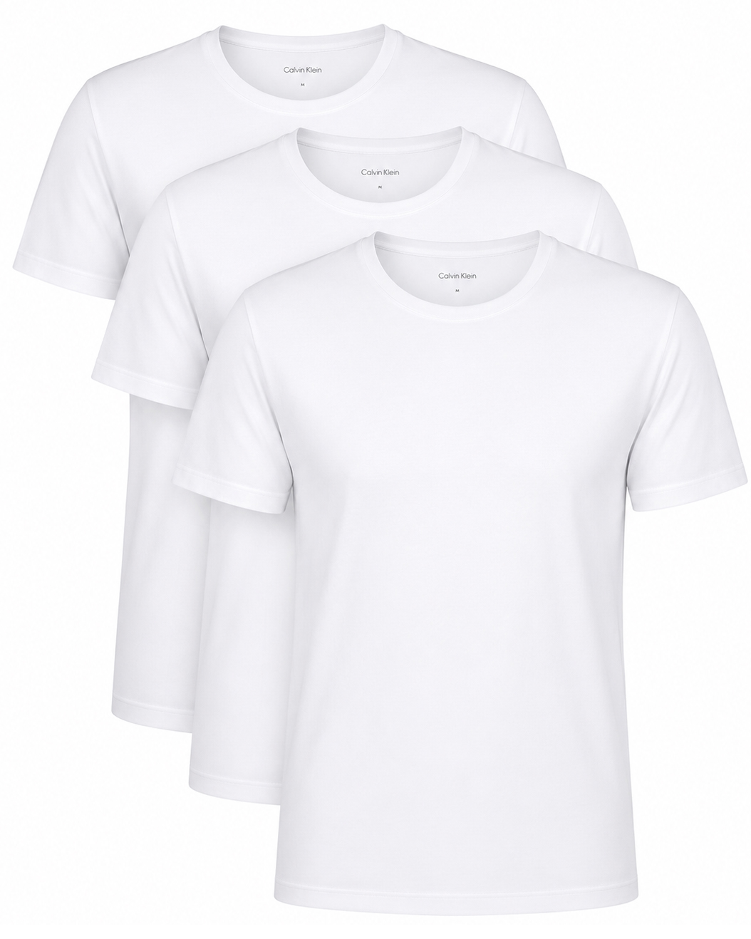 Calvin Klein T-shirts cotton stretch wit 3-pack