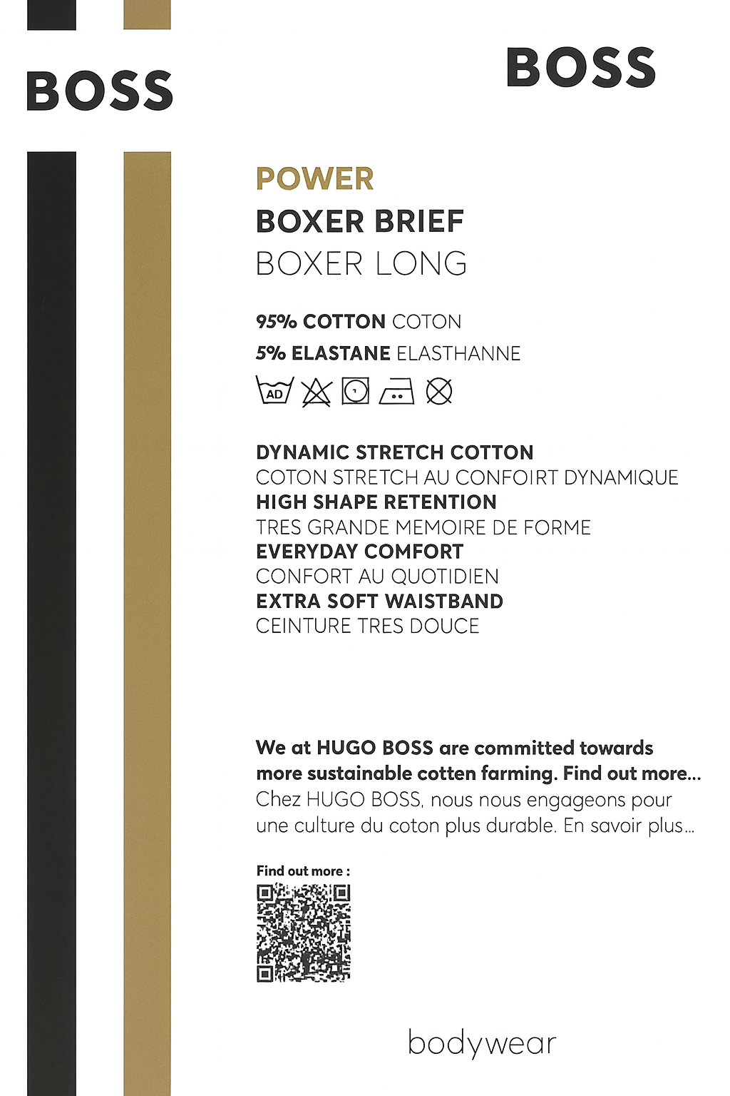 Boss boxershorts Power 3-Pack wit