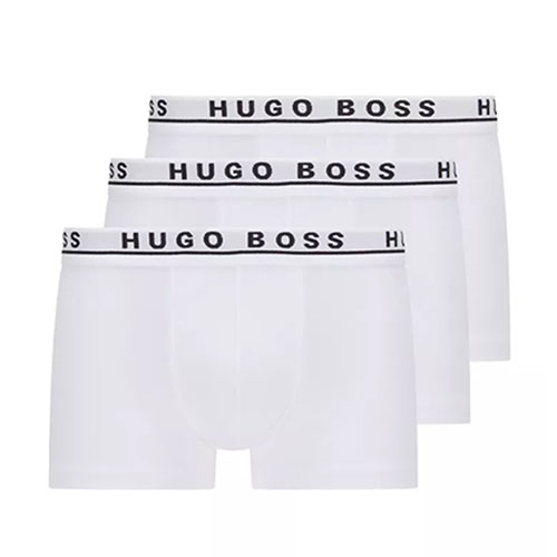 Hugo Boss short-trunk 3-pack wit