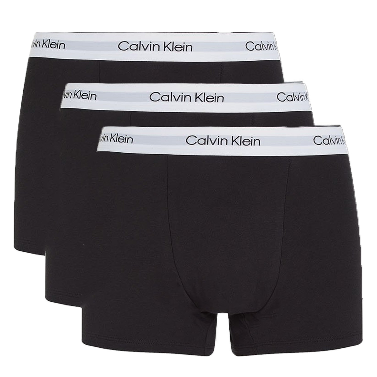 Calvin Klein Icon boxers - trunk 3-pack zwart-wit