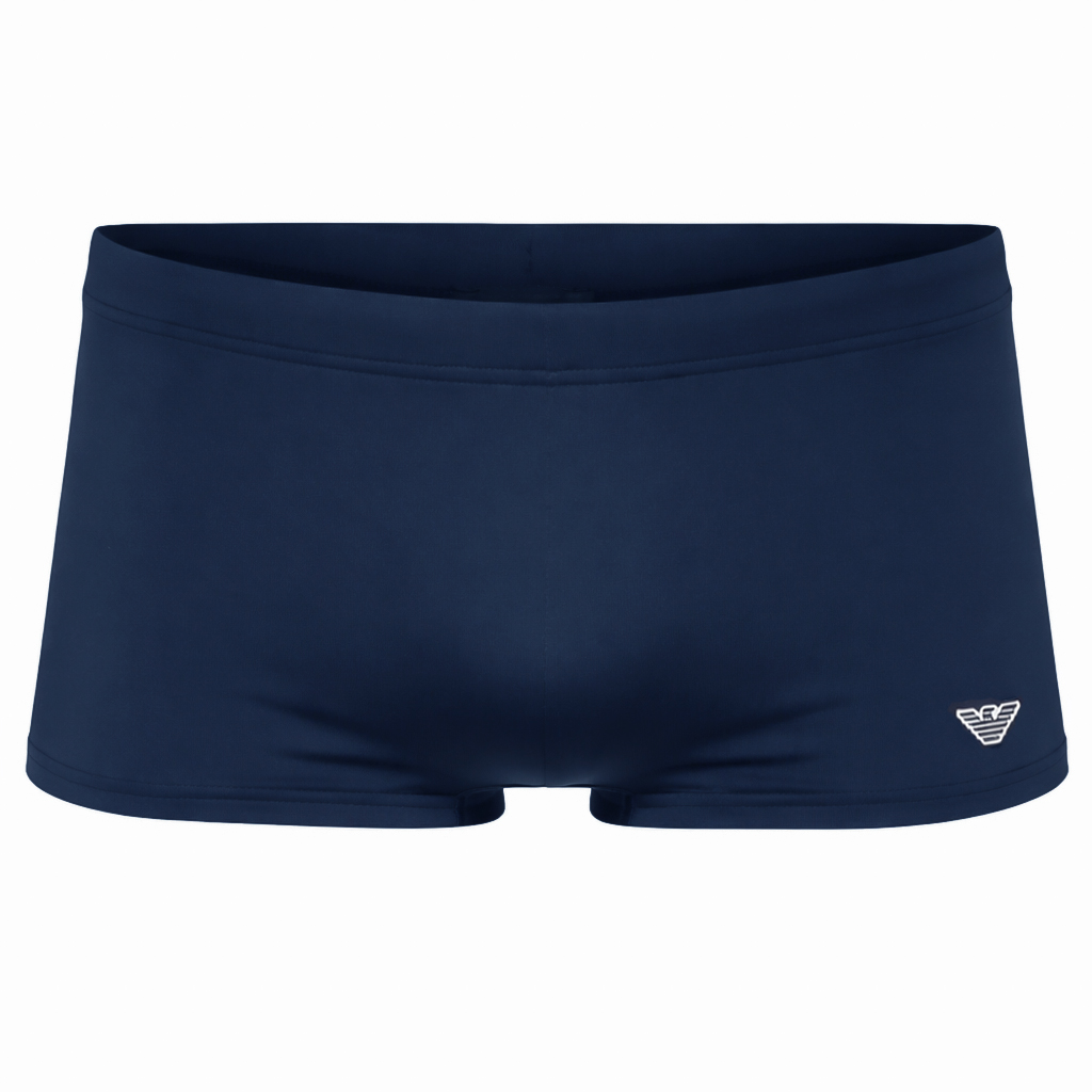 Armani Zwemboxer met mini logo blauw