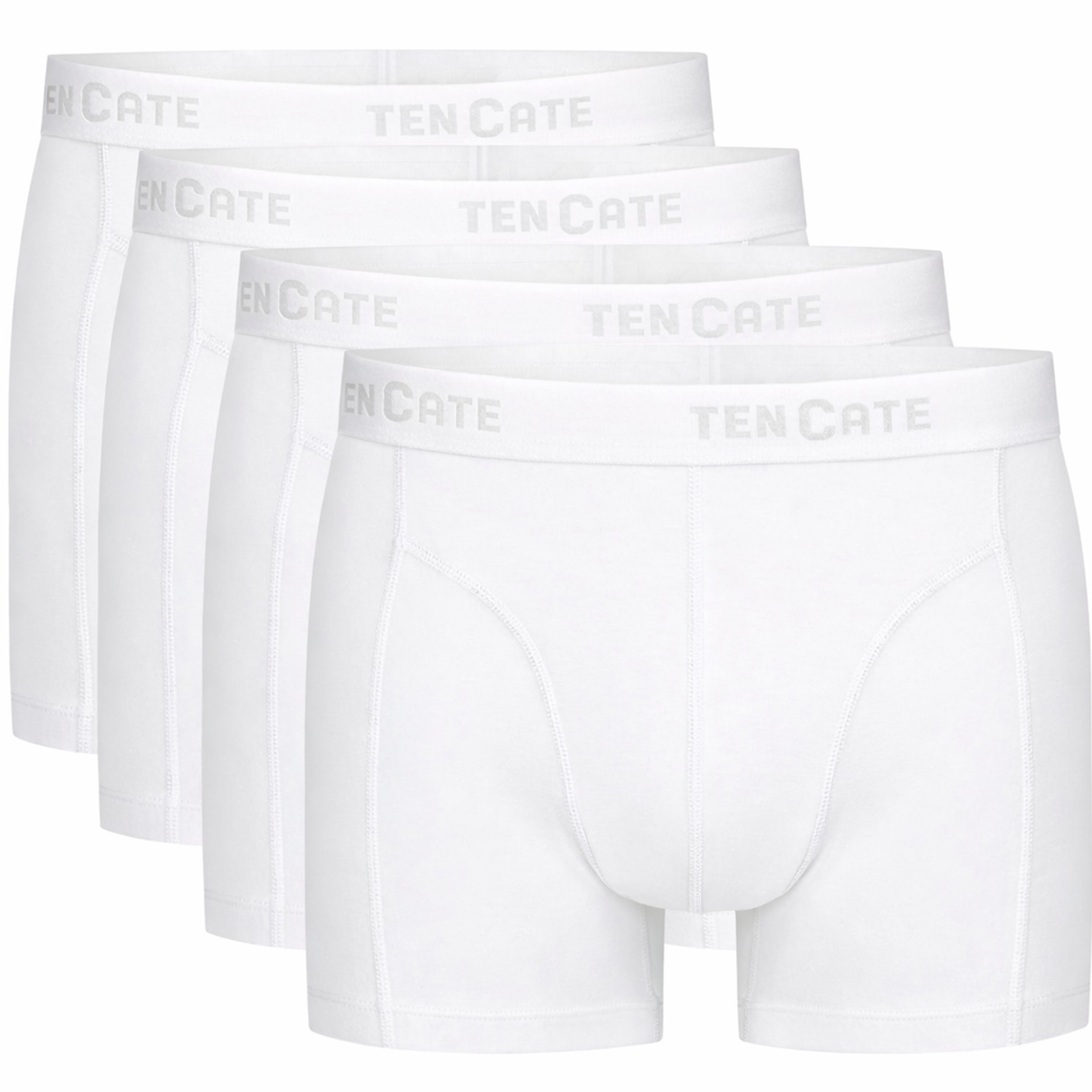 Ten Cate boxershorts organic cotton 4-pack wit