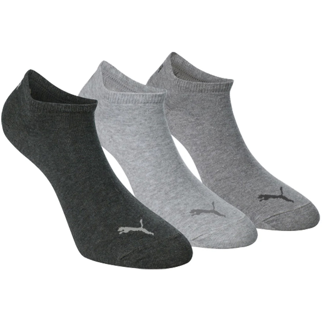 Puma Sneaker sokken 3-paar grijs