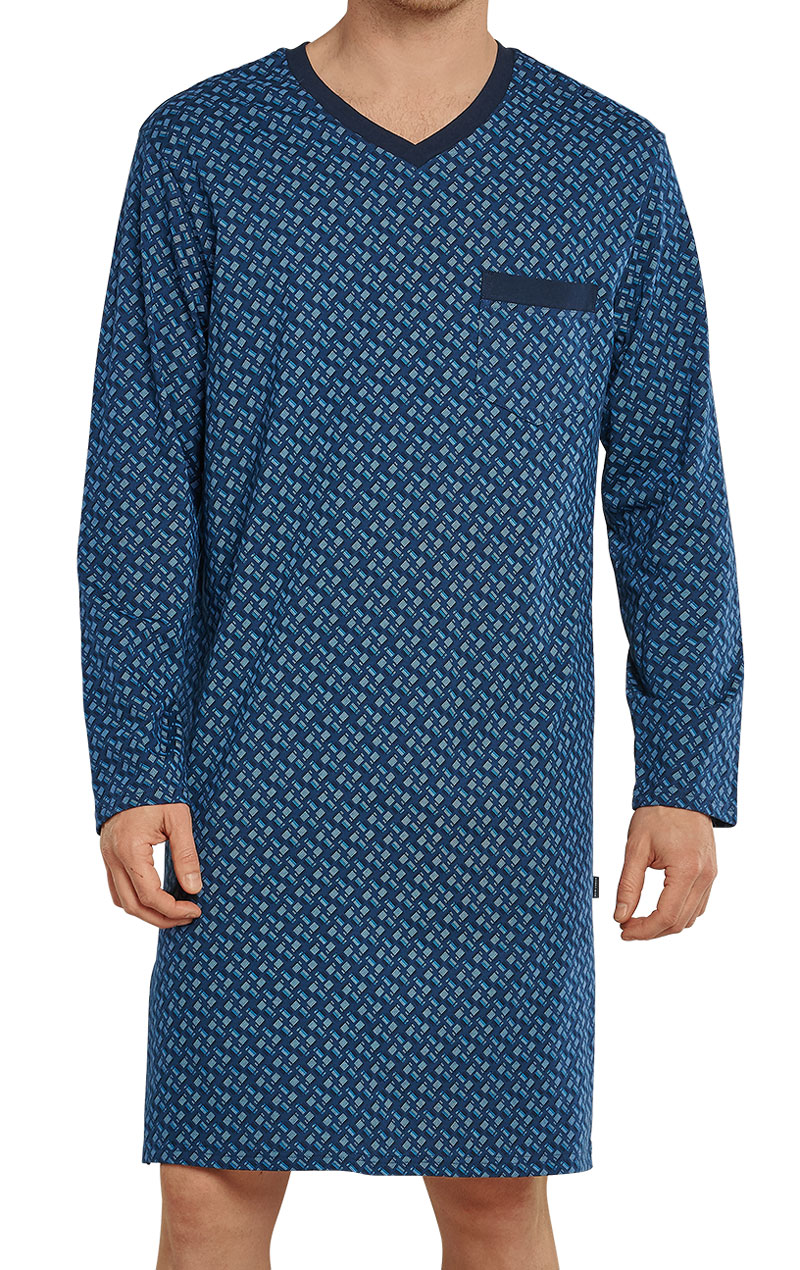 Schiesser nachthemd heren met V-hals