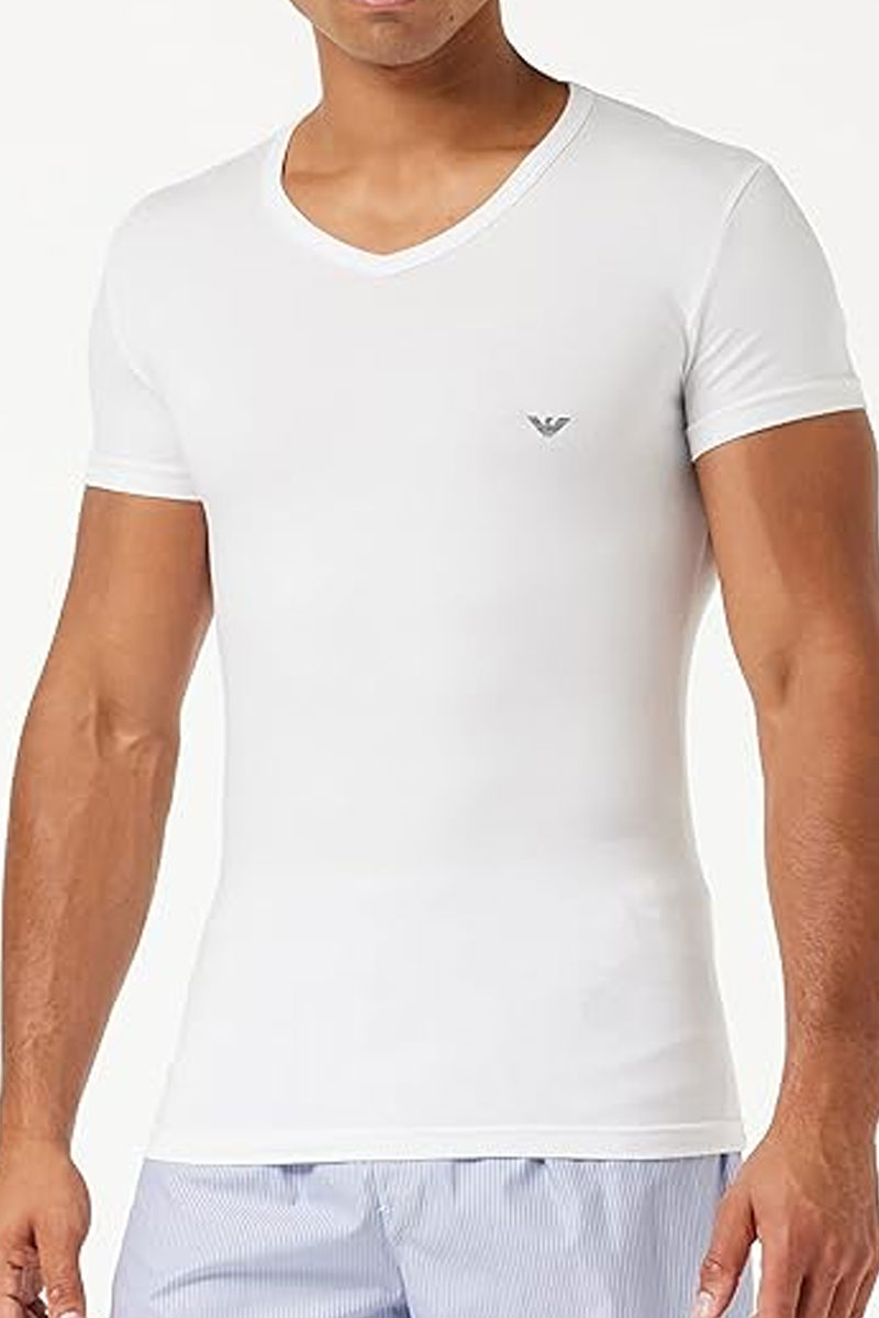 Armani T-shirts Core 2-pack wit