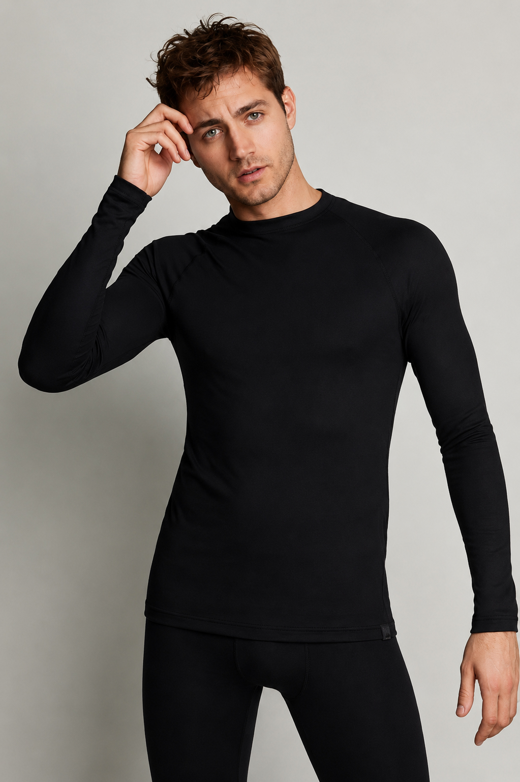 Ten Cate Thermo shirt lange mouw zwart