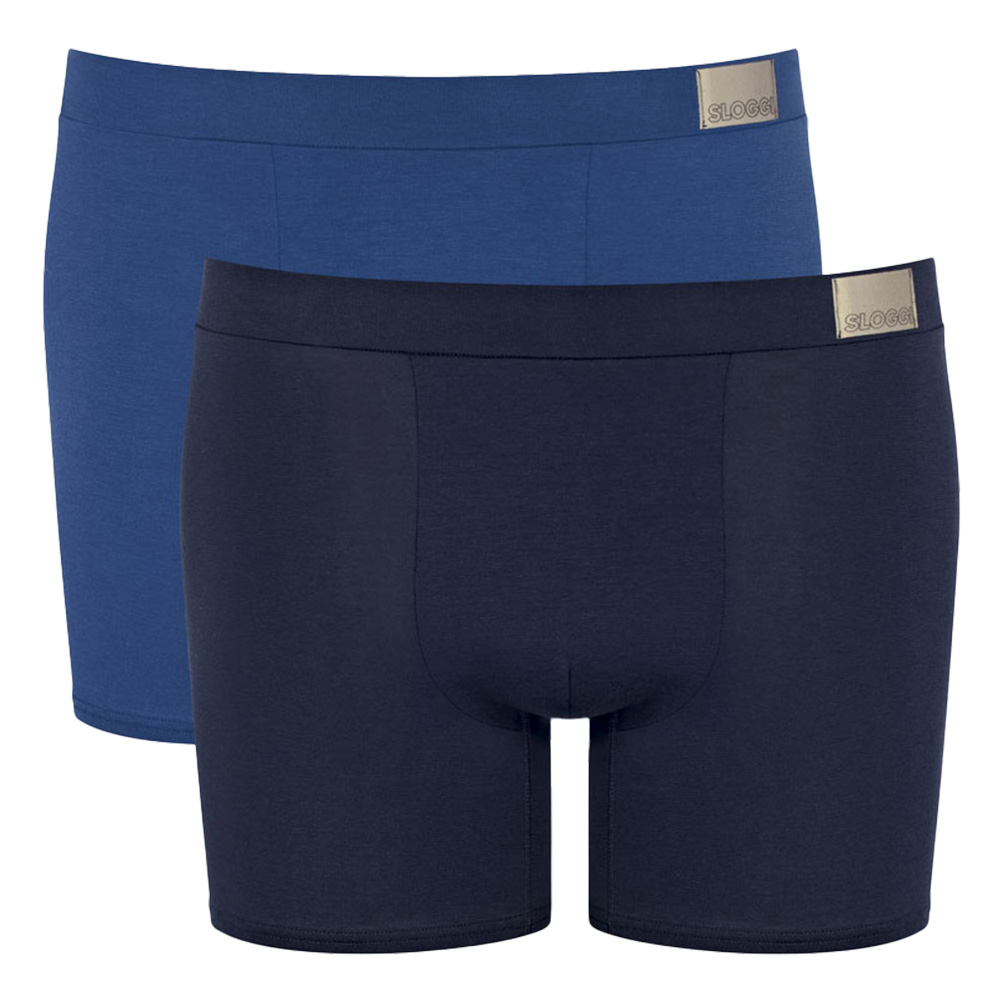 Sloggi Go natural short 2-pack blauw