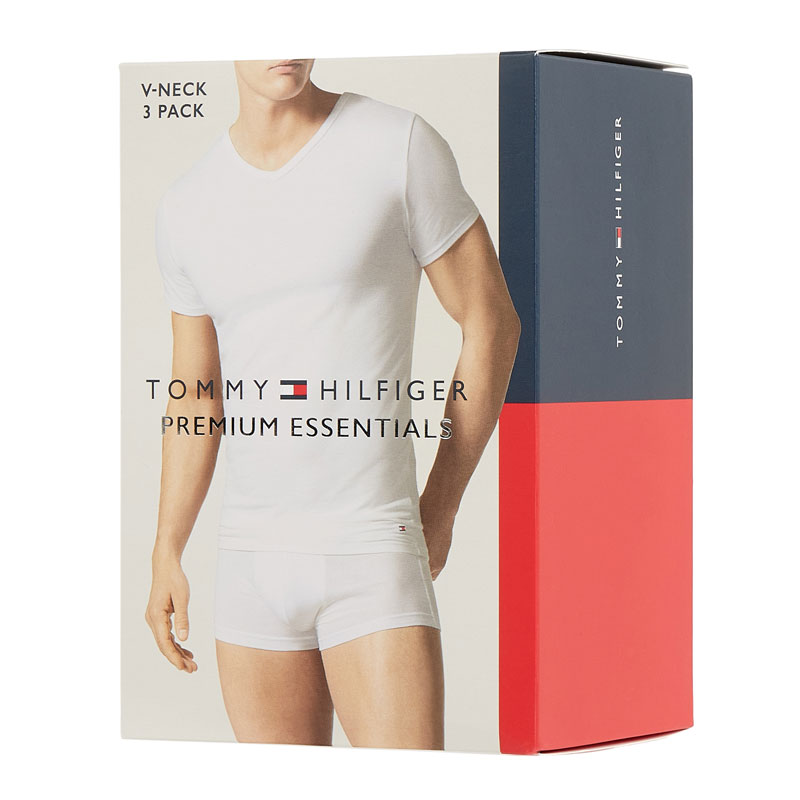 Tommy Hilfiger T-shirts wit ronde hals shirt verpakking