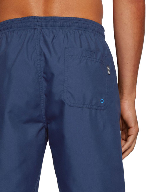 Hugo Boss zwemboxer Orca blauw achterkant