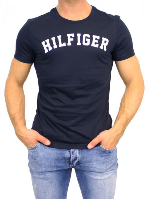 Tommy Hilfiger T-shirt blauw logo