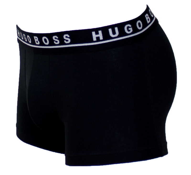 Hugo Boss short-trunk 3-pack zwart zijkant