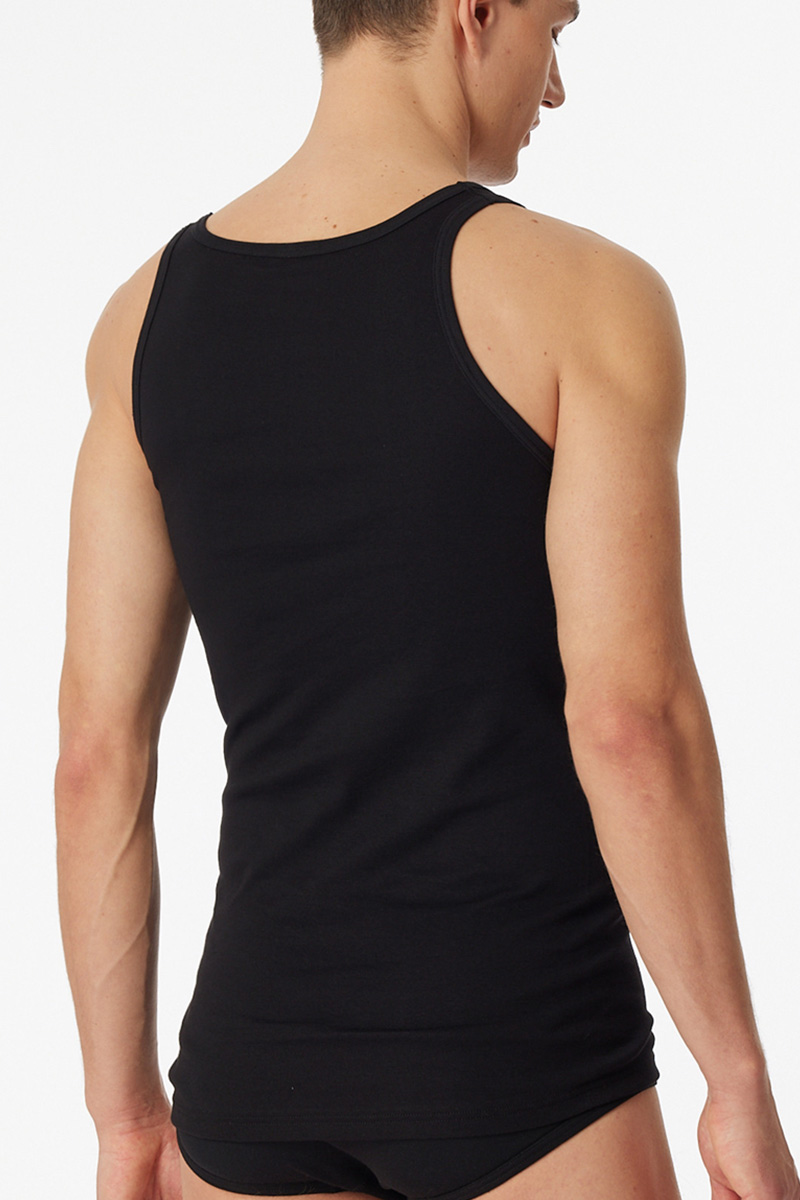 Schiesser hemden original classics 2-pack zwart