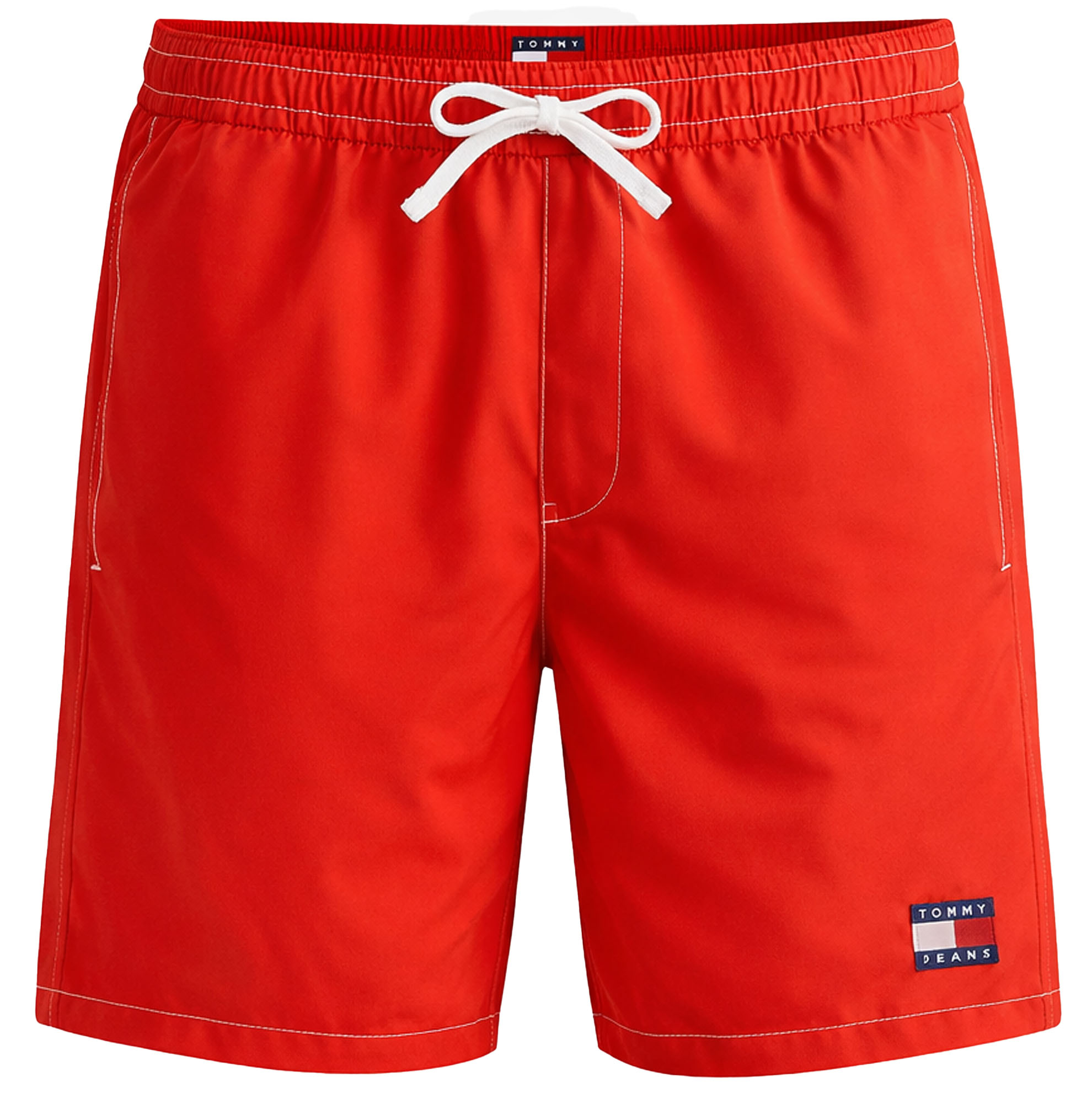 Tommy Hilfiger zwemshort medium drawstring rood 