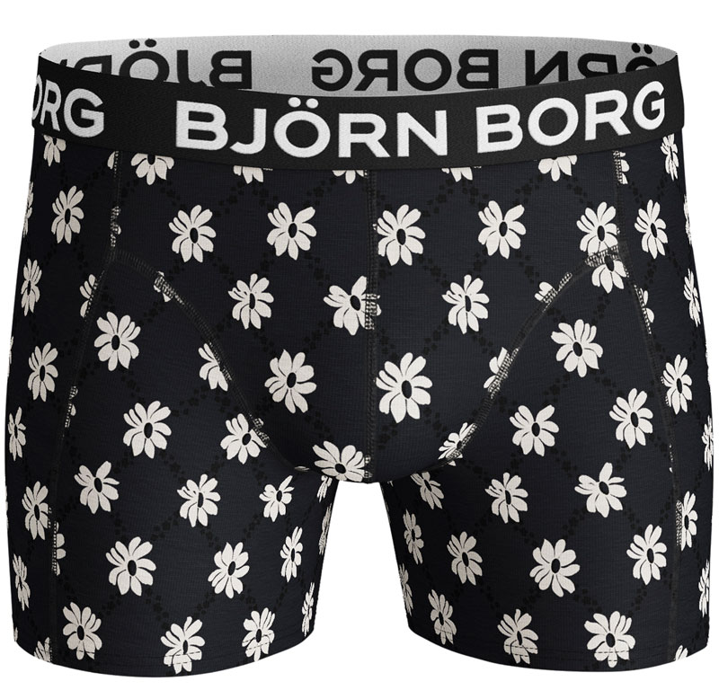 Bjorn Borg boxershorts Core BB flower night sky bloem