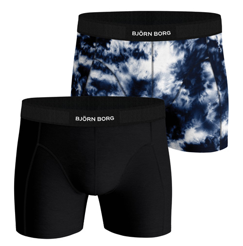 Bjorn Borg 2-pack boxershorts blauw-zwart