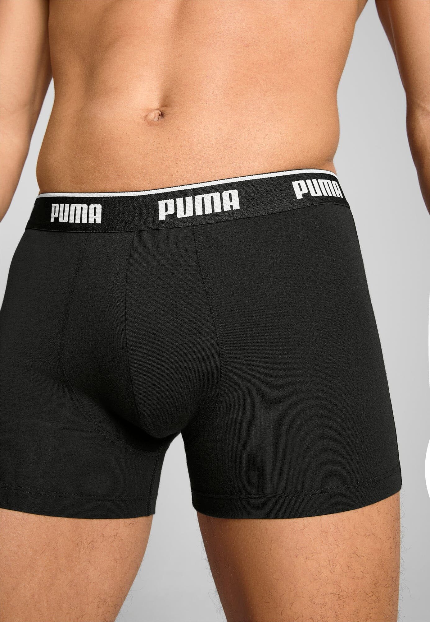 Puma Boxershorts 3-pack Comfort stretch zwart