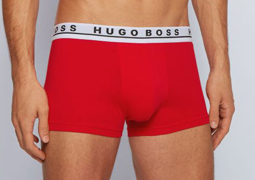Hugo Boss boxershorts rood 3-pack