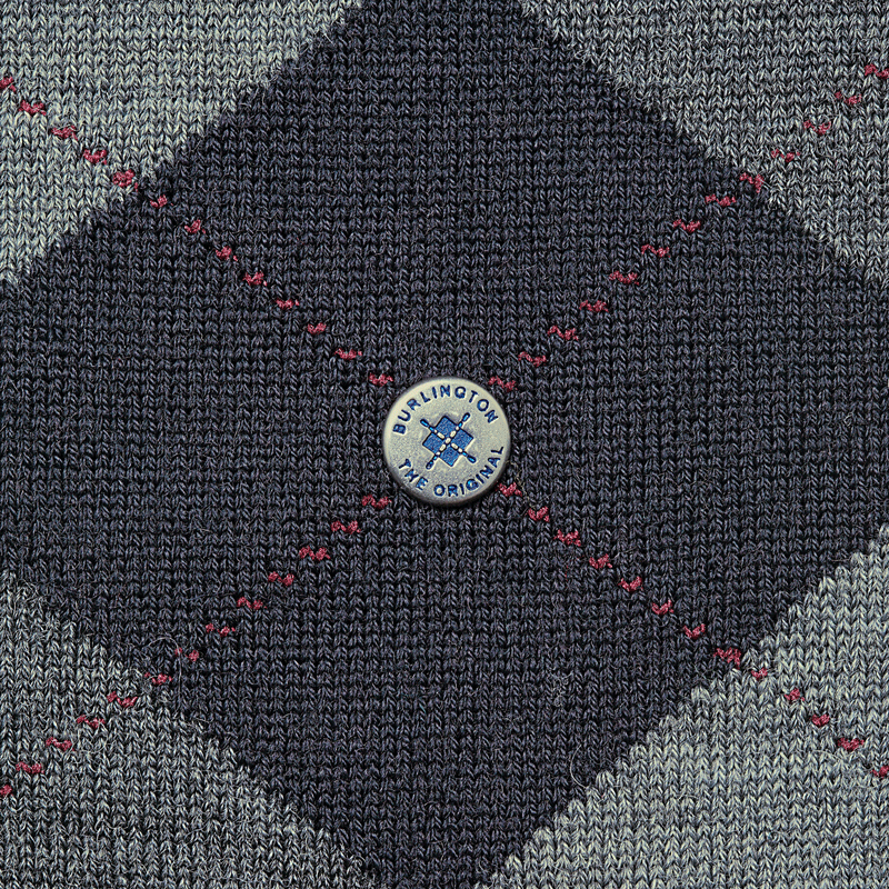 Burlington Edinburgh print sokken