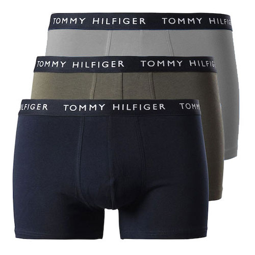 Tommy Hilfiger boxershorts 3pack effen