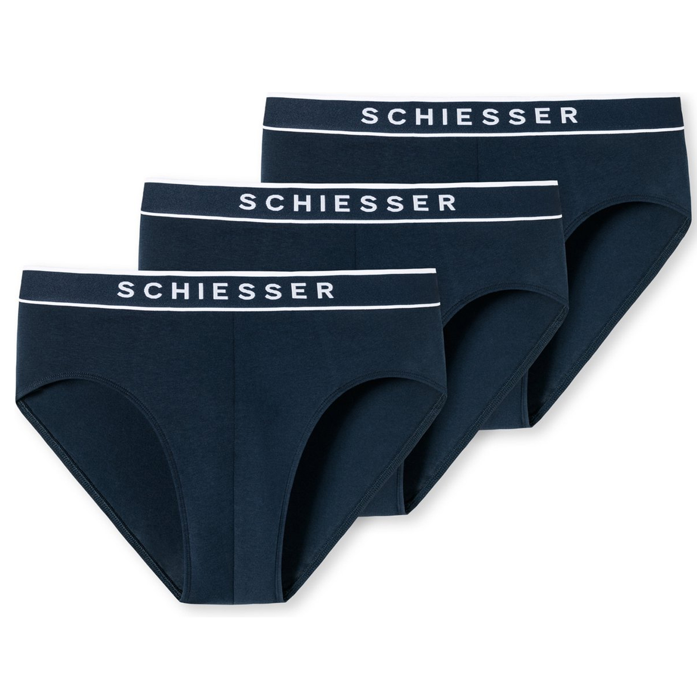 Schiesser Rio slips 3-Pack 95-5 blauw