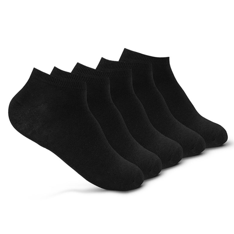 Apollo Sneaker sokken 5-paar zwart