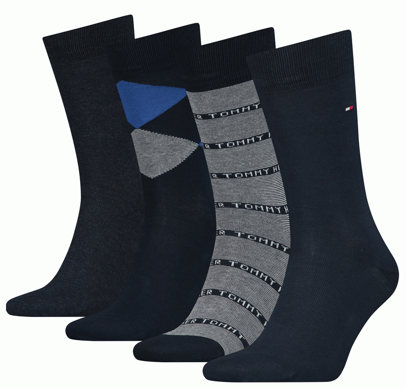 Stichd Sokken Giftbox 4-paar blauw