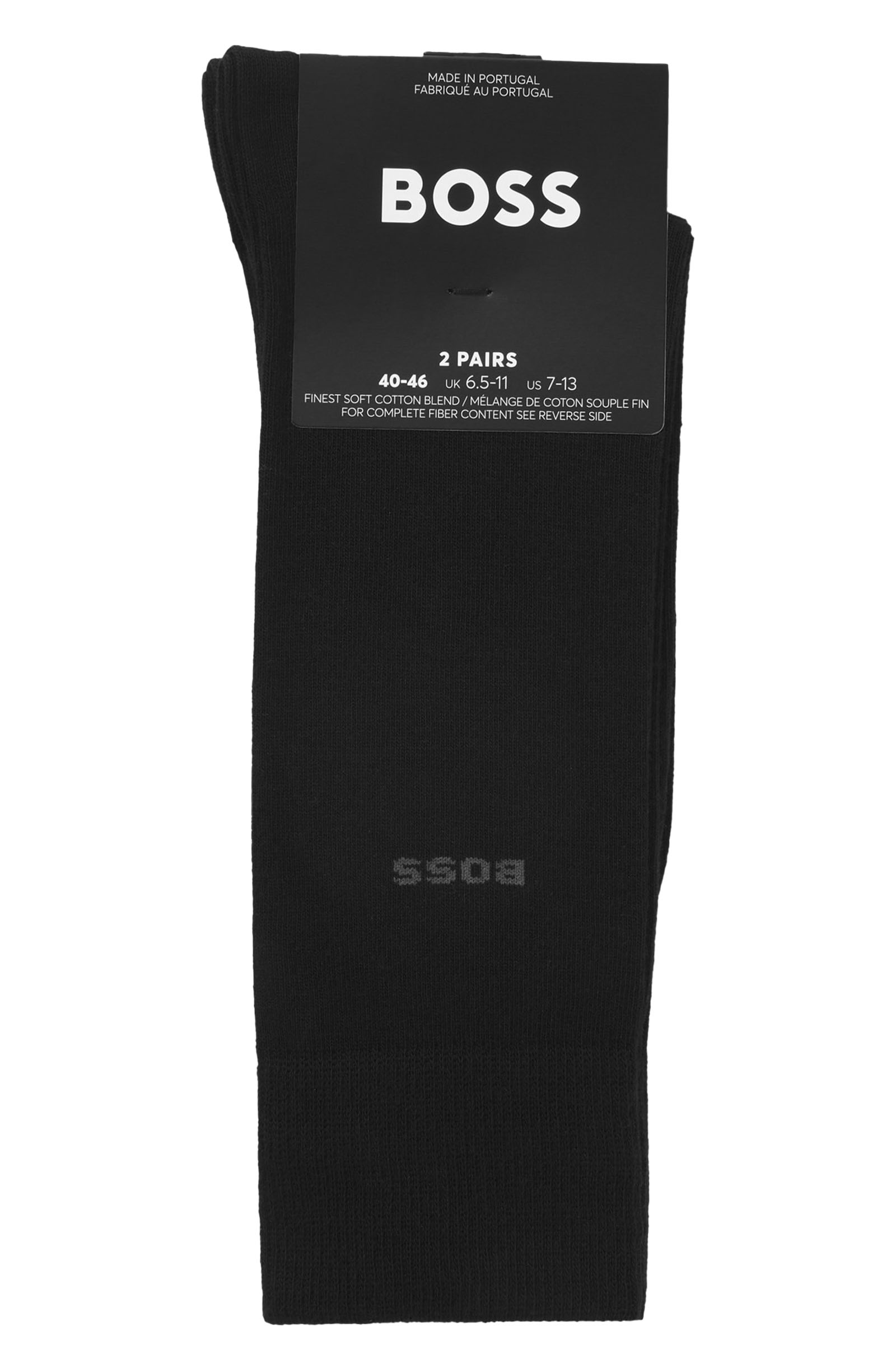 BOSS Sokken 2-paar zwart