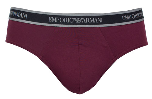 Armani slips 3-pack rood voorkant