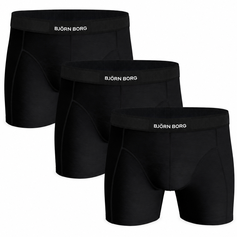 Bjorn Borg Boxershorts Organic cotton 3-pack zwart
