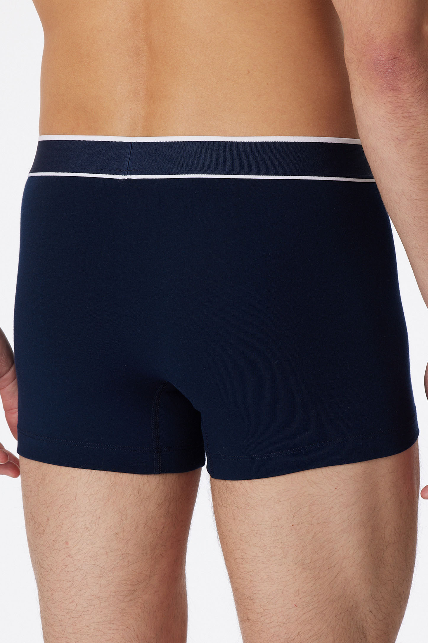 Schiesser Boxershorts 95/5 3-pack blauw