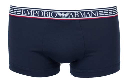 Armani Silver Fit boxershorts blauw voorkant