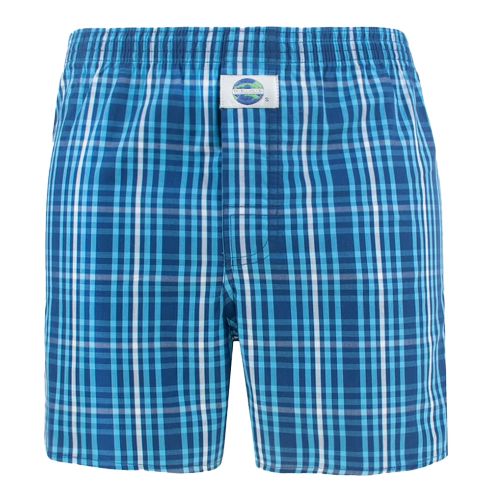 Deal Boxer  model blauw ruitje