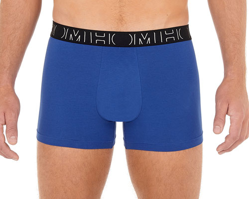 Hom-boxershorts-blauw-print-voor