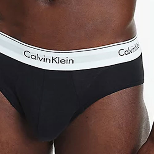 Calvin Klein slips zwart cotton 