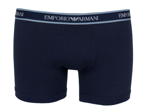 Armani boxershorts 3-pack stretch katoen blauw
