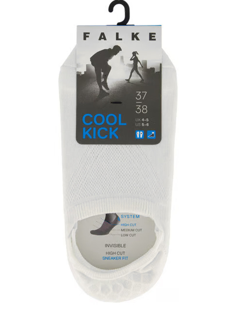 FALKE Cool kick invisible sokken wit