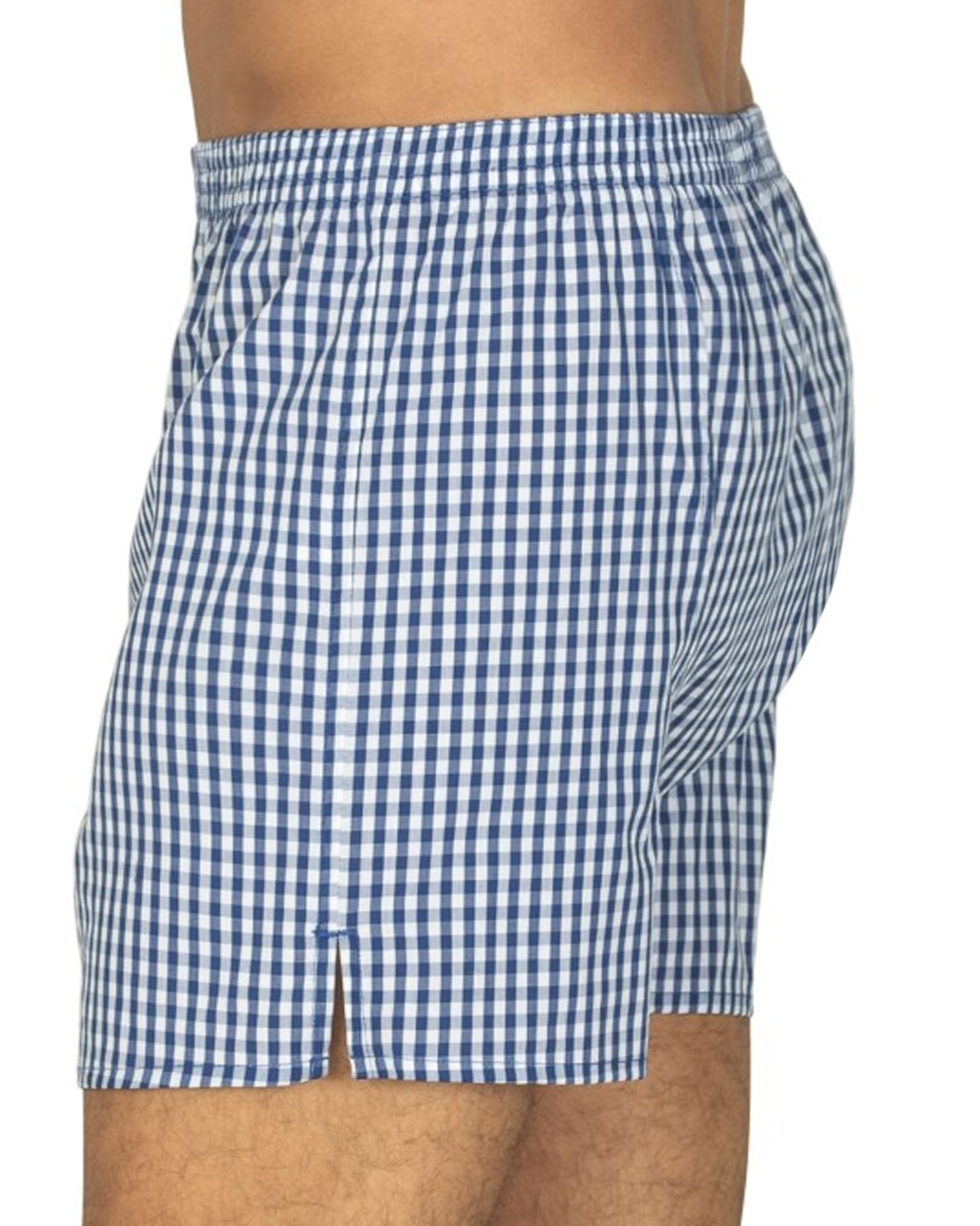 Deal Boxer blauw ruitje