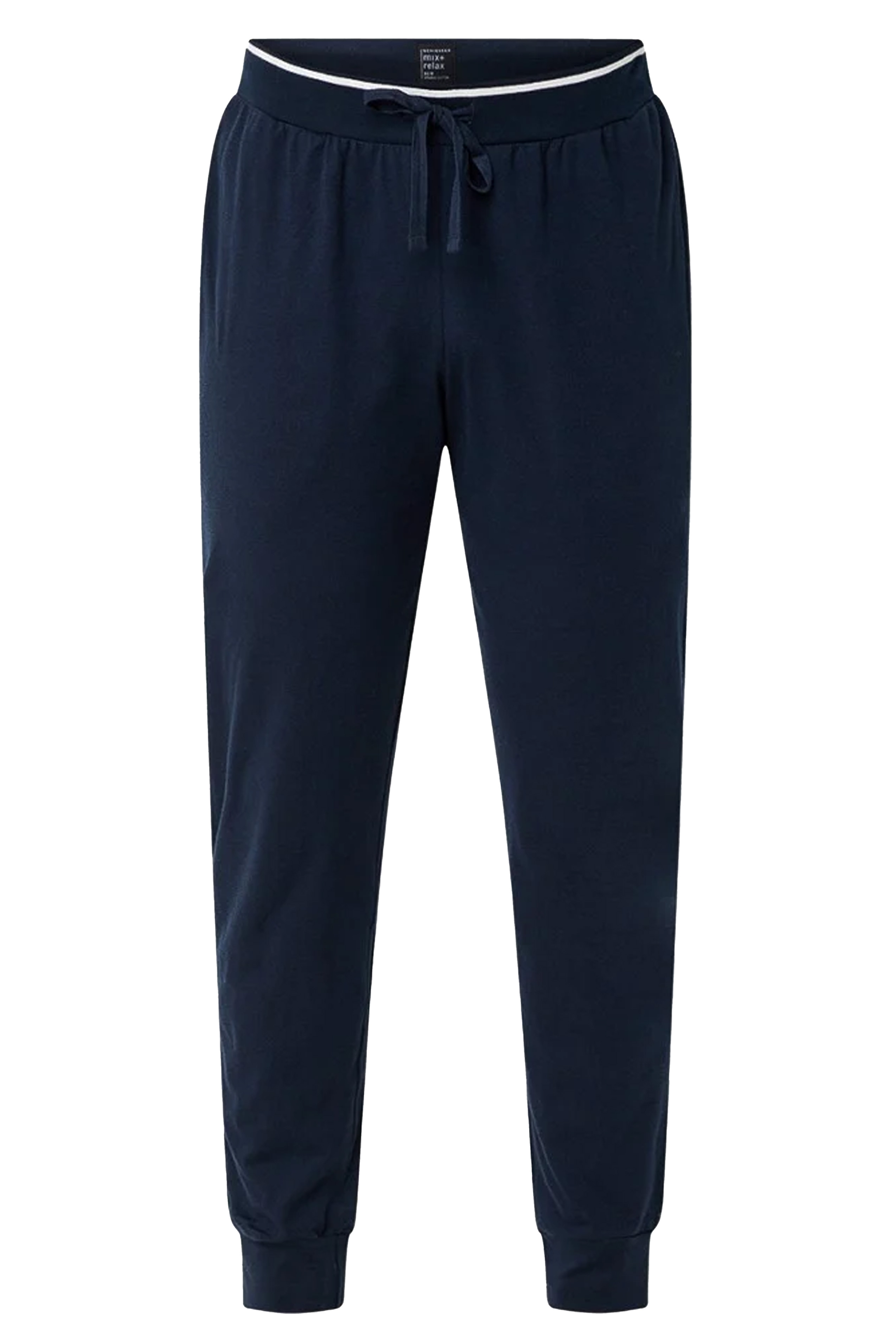 Schiesser pyjamabroek jersey donkerblauw