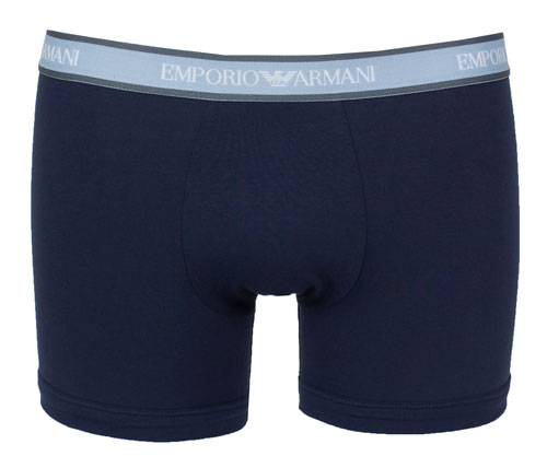 Armani boxershorts blauw voorkant 3-pack