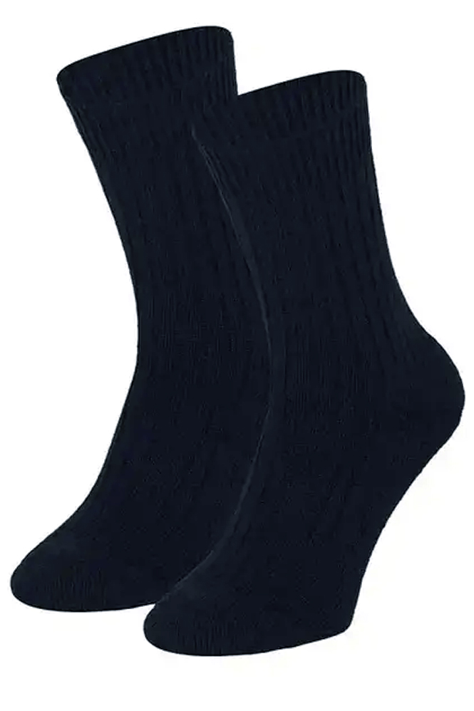 Angro Wollen sokken met badstof zool