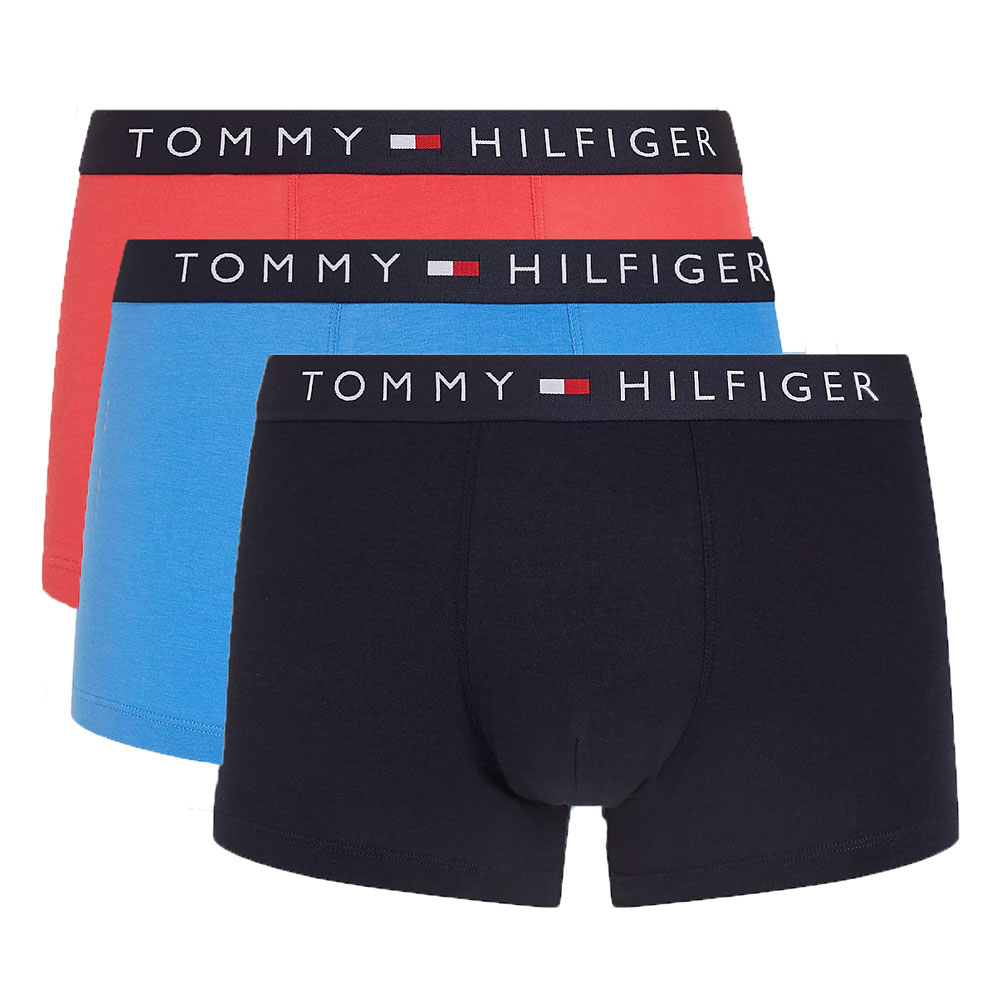 Tommy Hilfiger boxershorts 3-pack roze-blauw