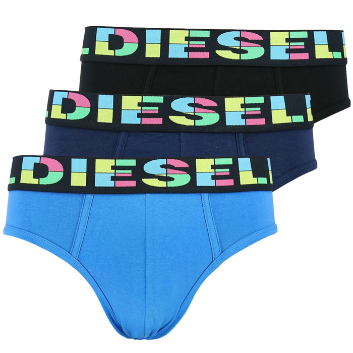 Diesel slips Andre rainbow  blue-zwart-blauw