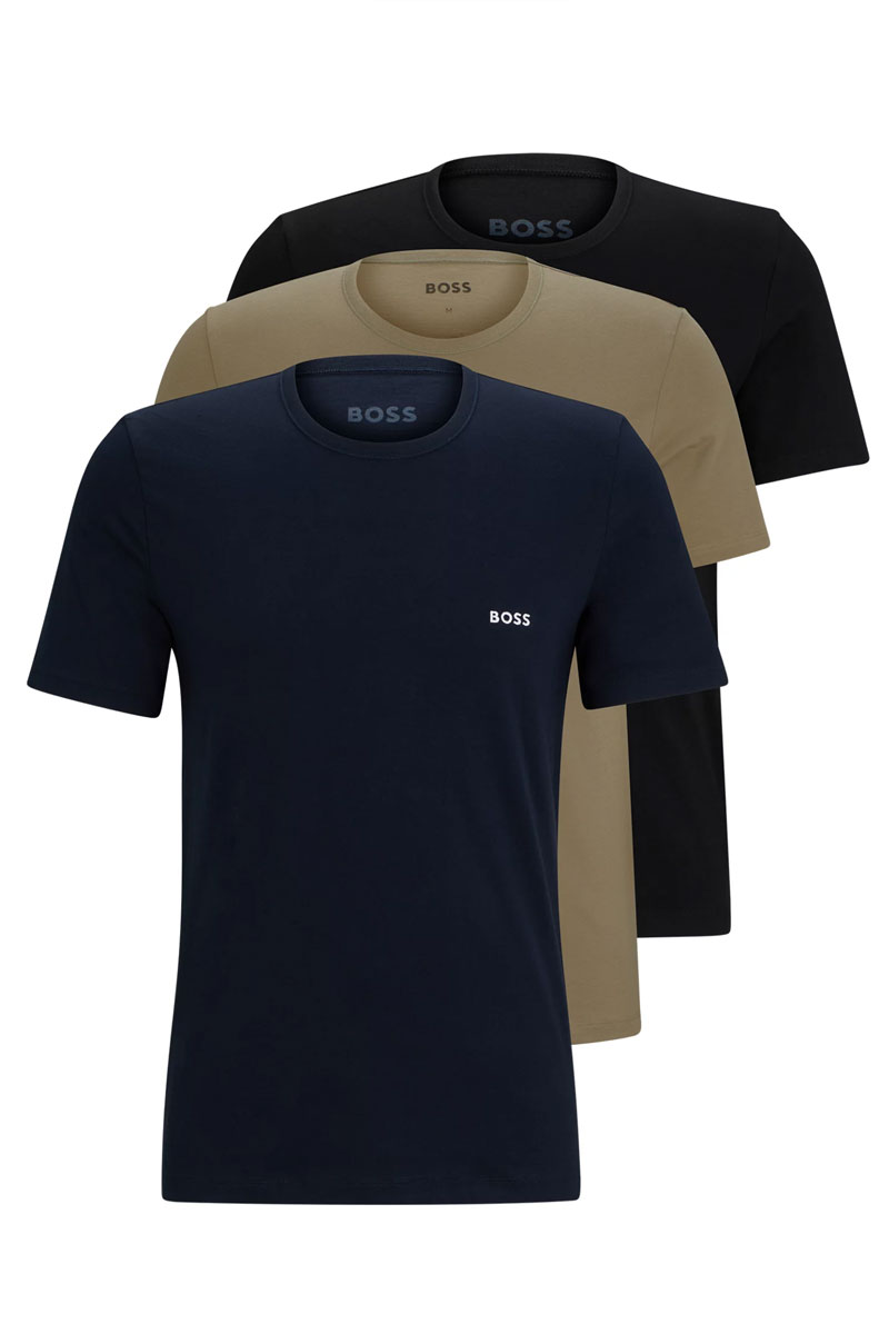 Hugo Boss T-shirt O-hals Classic 3-Pack multi