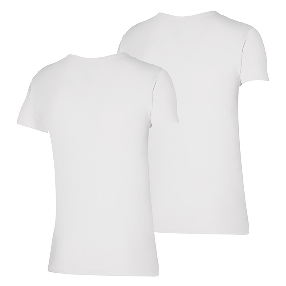 Apollo Bamboo T-shirts 2-pack wit 
