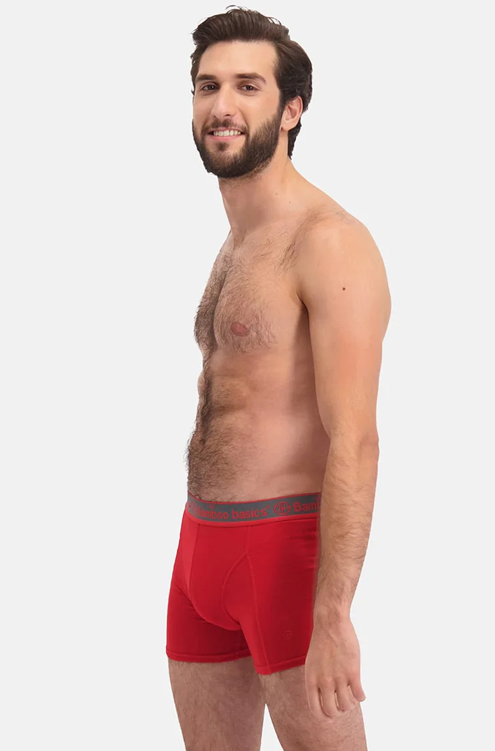 Bamboo basics  7-pack boxers Rico zwart-rood blauw