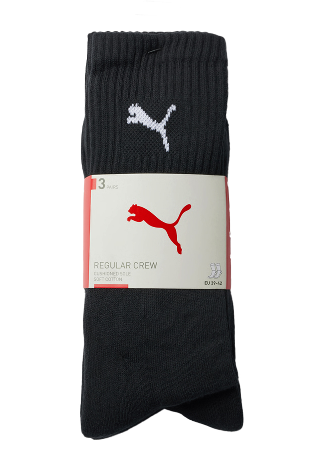 Puma Sportsokken 3-paar zwart