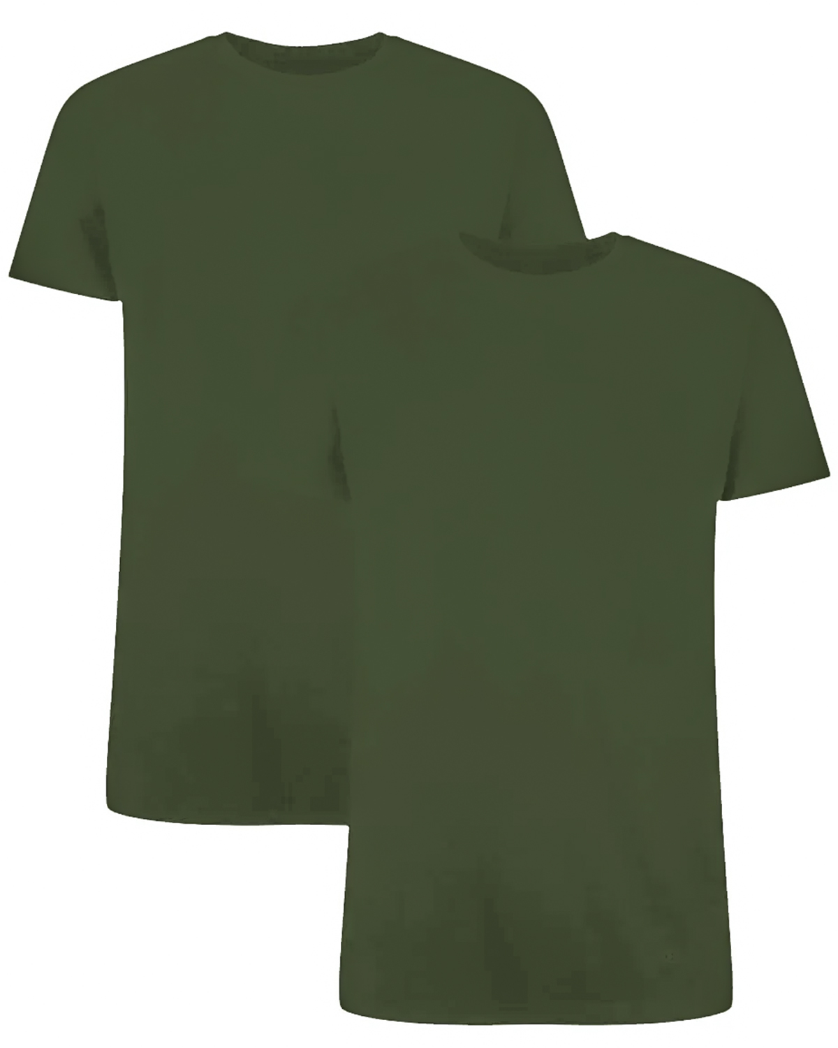 Bamboo basics T-shirts Ruben 2-pack khaki